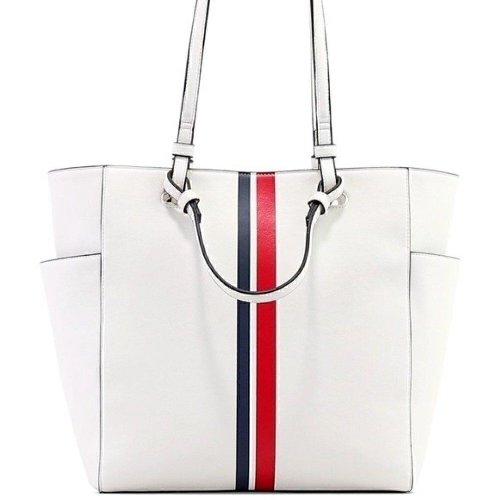 NEW ALFANI Alfani Teklah Vertical Stripe, tote, bag, wallet